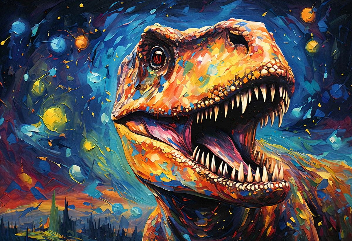 Canvas: Jurassic Goch - 90 x 60 cm