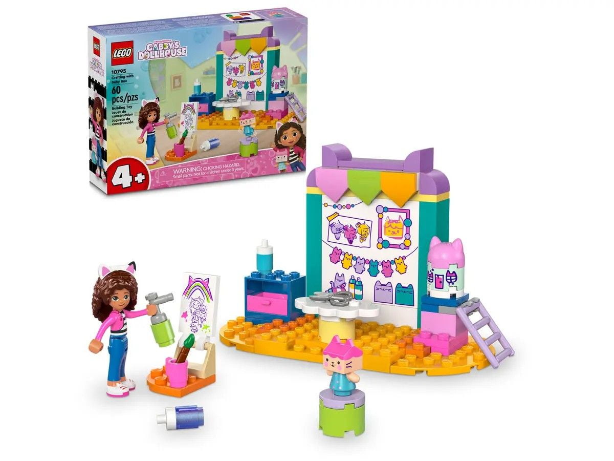 Crafting with Baby Box LEGO Gabby's Dollhouse 10795