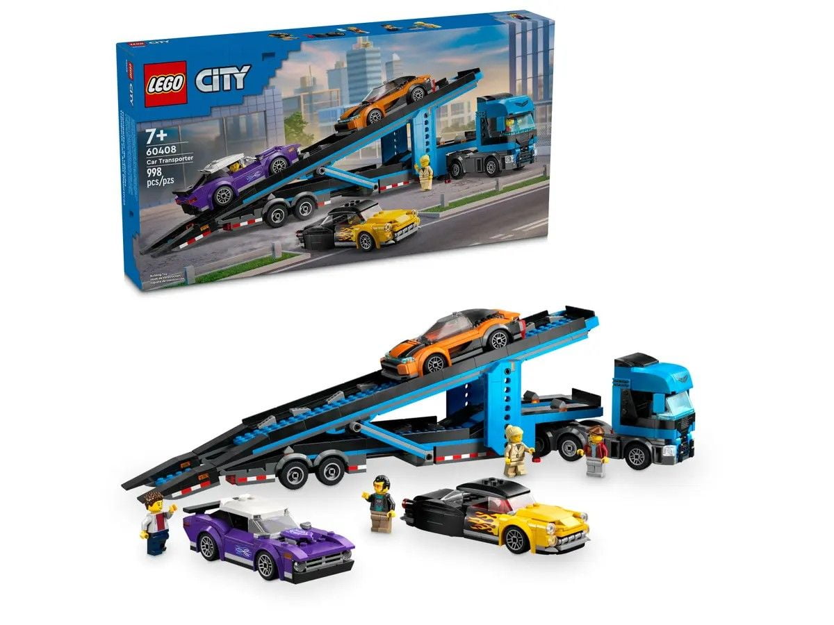 Car Transporter Truck with Sports Cars LEGO City 60408
