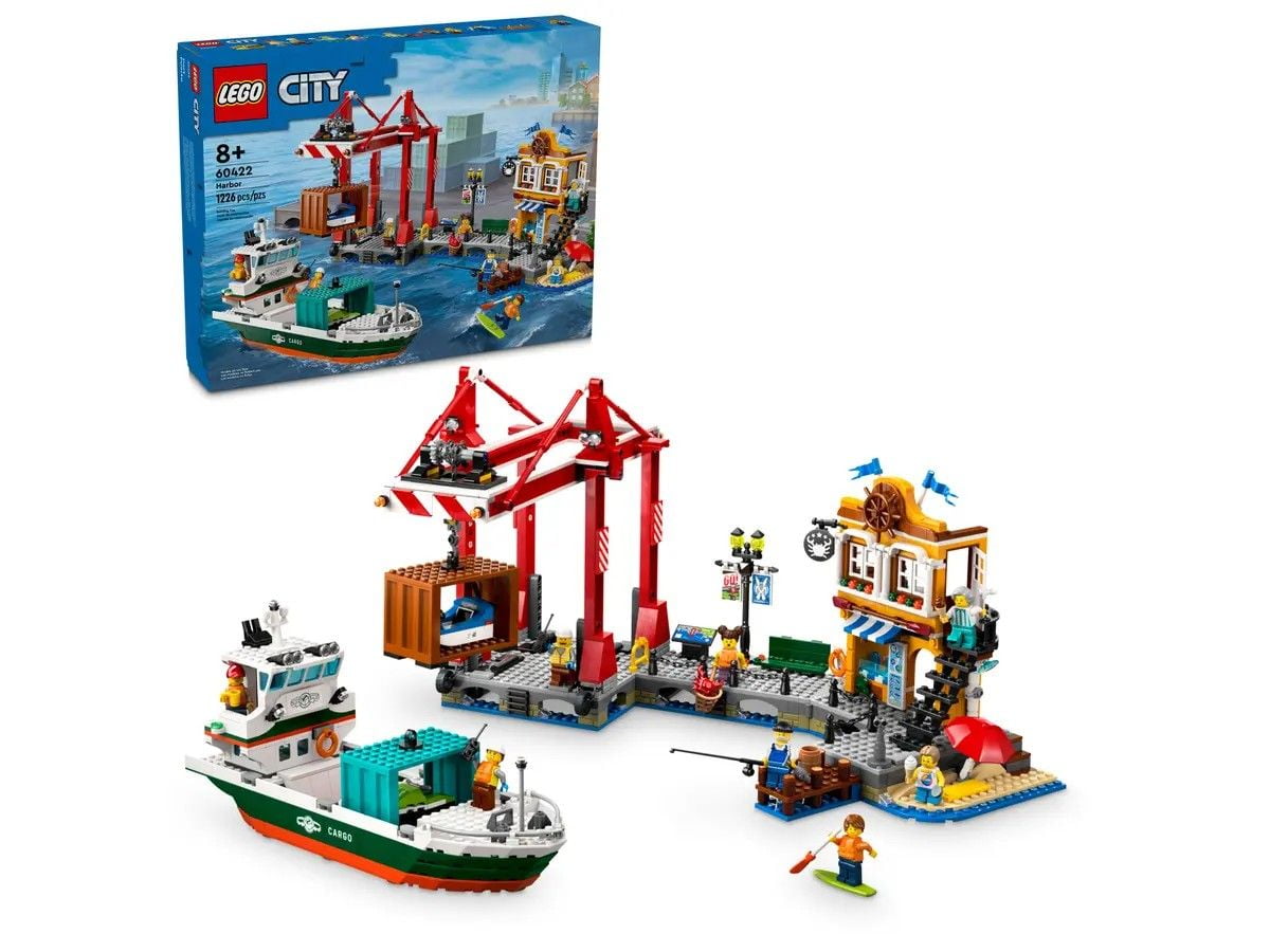 Seaside Harbor with Cargo Ship LEGO City 60422