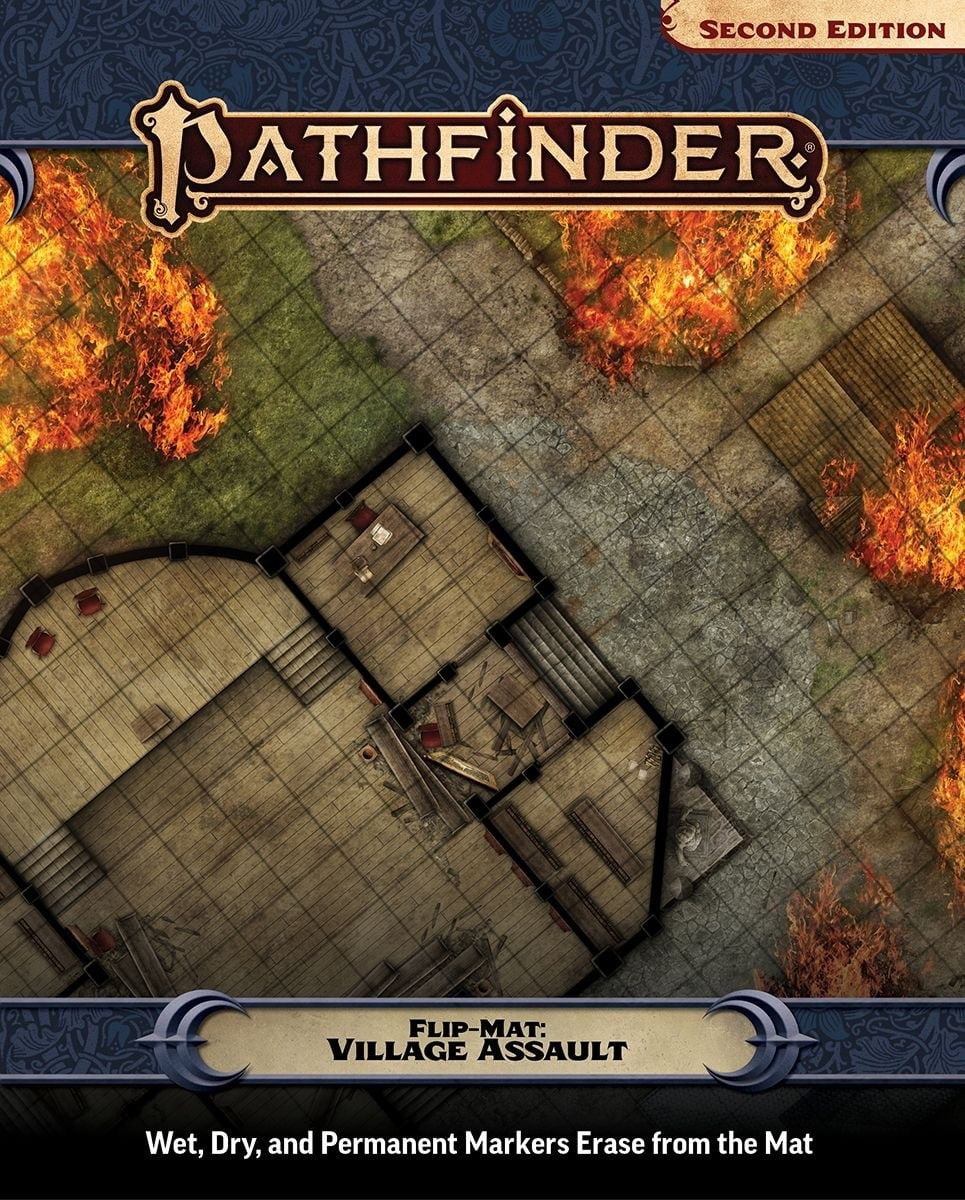 Pathfinder RPG Village Assault: Flip-Mat