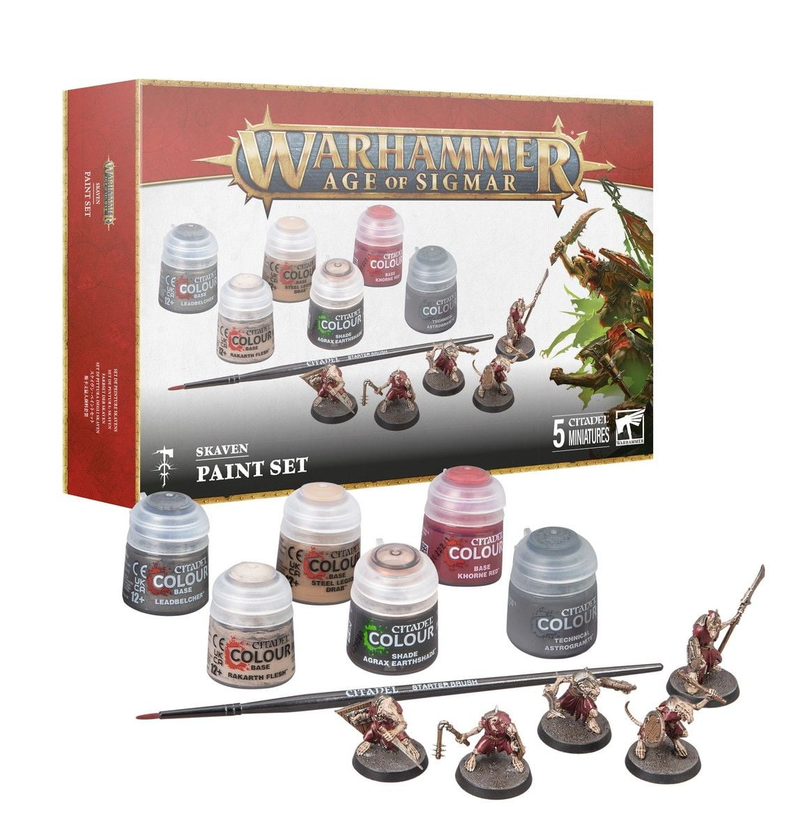 Warhammer Age of Sigmar: Skaven + Paint Set