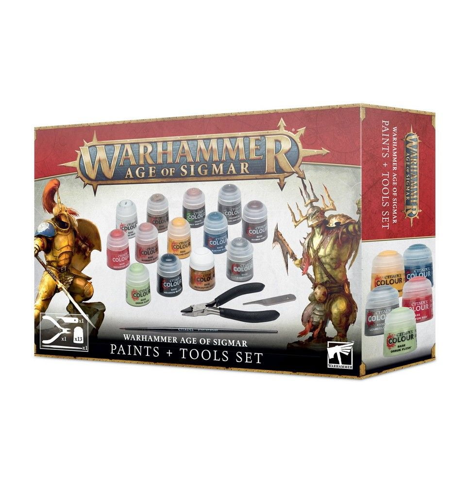 Age of Sigmar: Paints + Tools Set - 3rd Edition - English