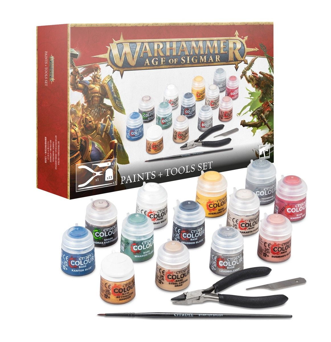 Warhammer Age of Sigmar: Paints and Tools Set