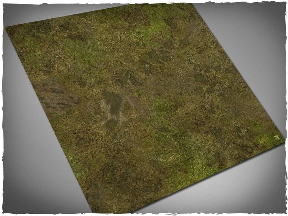 3ft x 3ft, Muddy Fields Theme Mousepad Game Mat