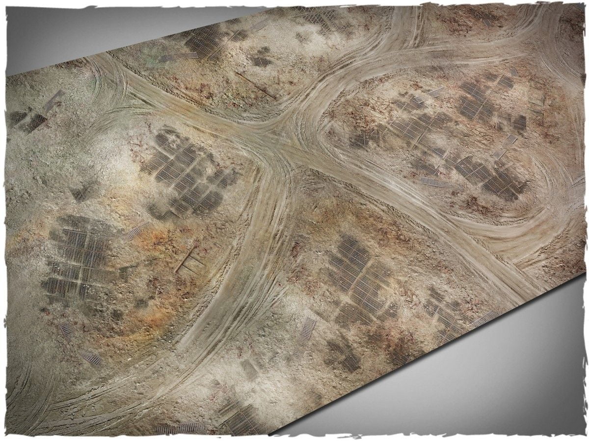 44in x 90in, Ash wasteland Theme Mousepad Games Mat