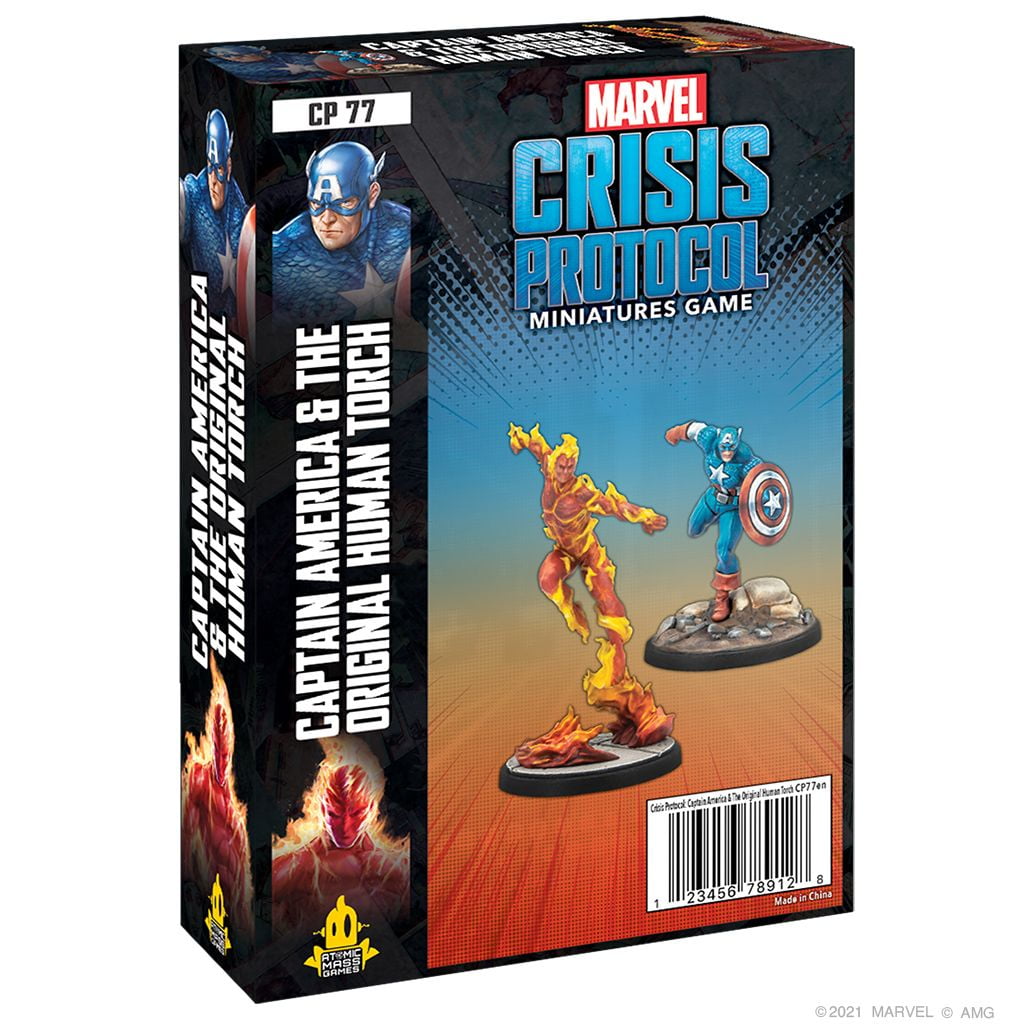 Marvel: Crisis Protocol - Captain America and the Original Human Torch