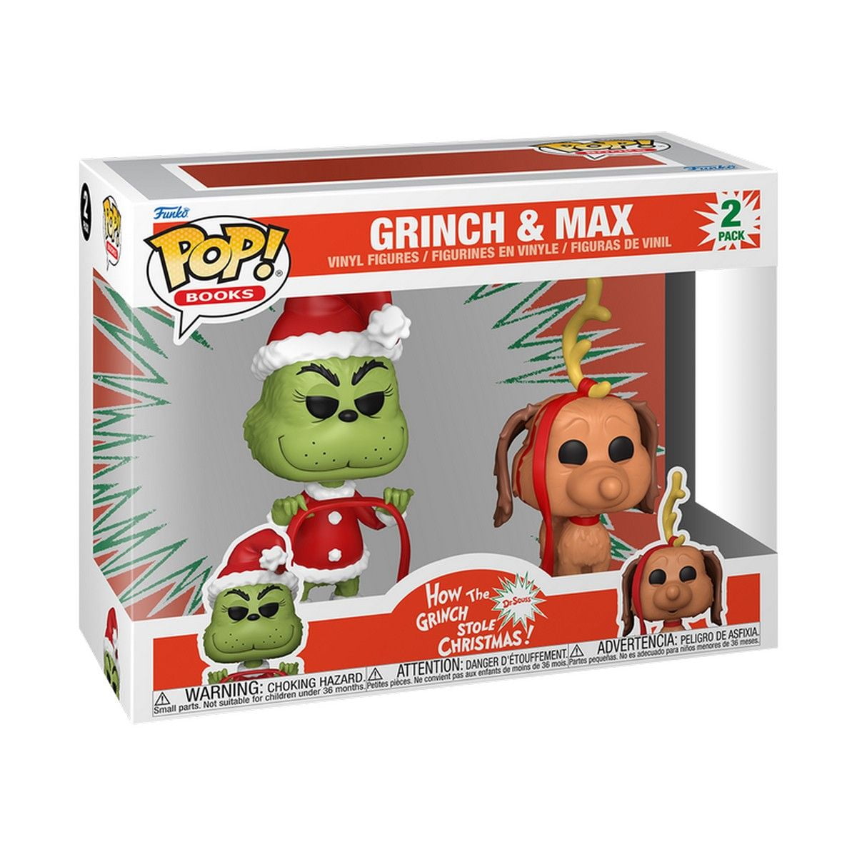 Grinch with Max - How The Grinch Stole Christmas - Funko POP! Books