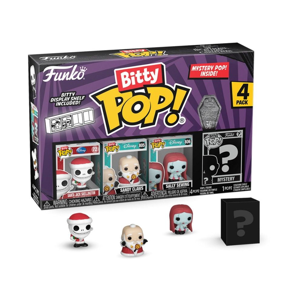 Santa Jack - The Nightmare Before Christmas - Funko Bitty POP! (4 Pack)