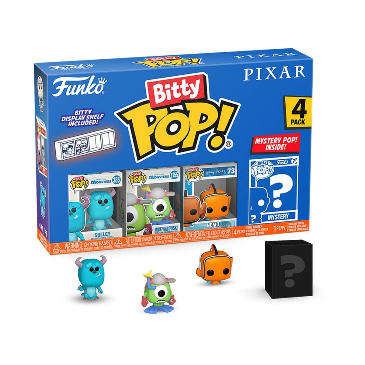 Monsters Inc. - Pixar - Funko Bitty POP! (4PK)