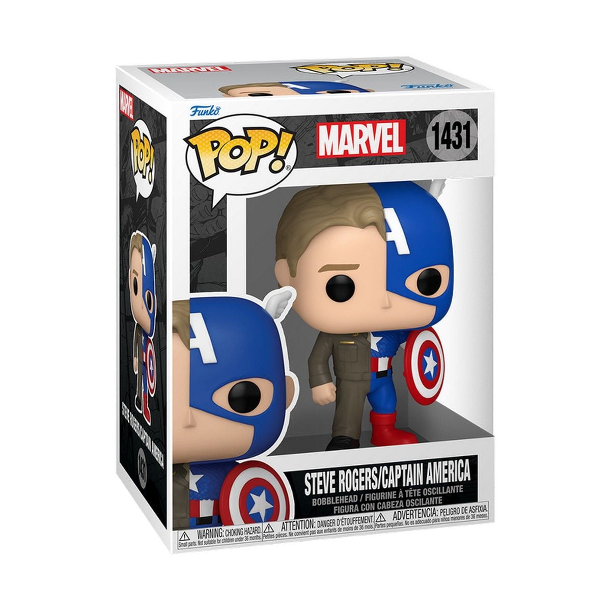 Steve Rogers / Captain America - Marvel Comics - Funko POP! Marvel (1431)