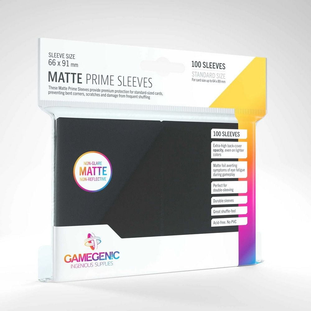Gamegenic: Matte Prime Sleeves - Black (100)