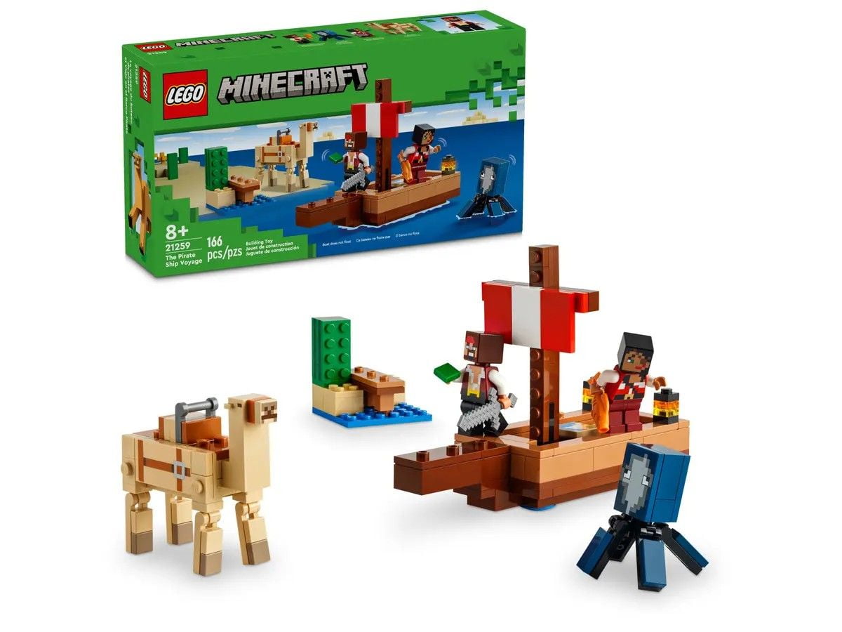 The Pirate Ship Voyage LEGO Minecraft 21259