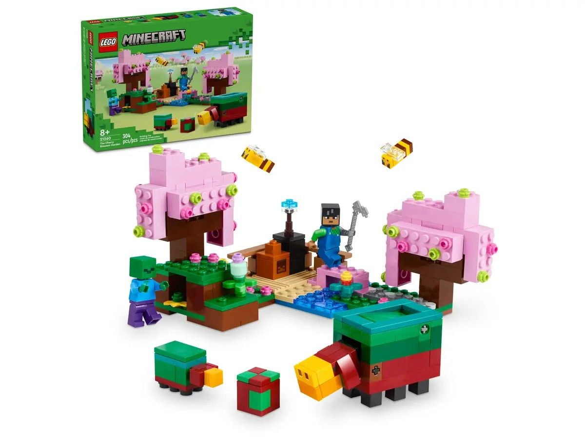 The Cherry Blossom Garden LEGO Minecraft 21260