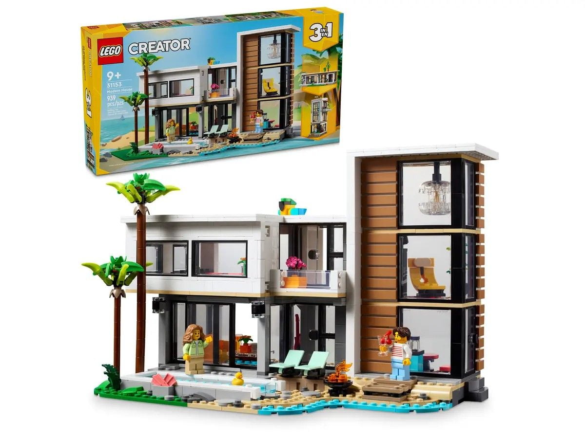 Modern House LEGO Creator 3-in-1 31153