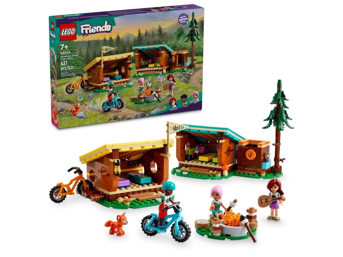 Adventure Camp Cozy Cabins LEGO Friends 42624