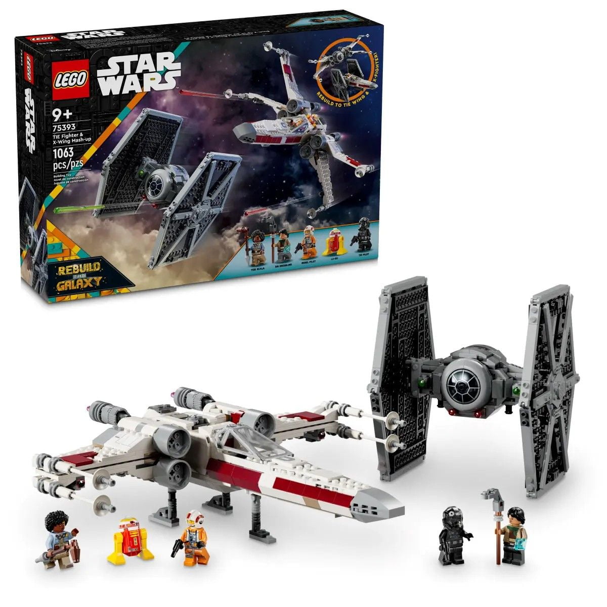 TIE Fighter & X-Wing Mash-up LEGO Star Wars 75393