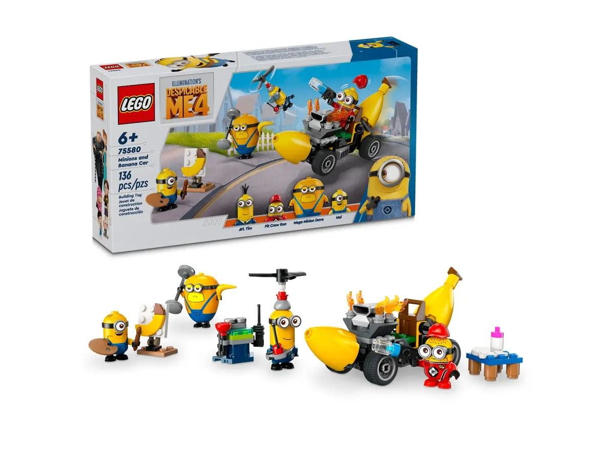 Minions and Banana Car LEGO Minions 75580