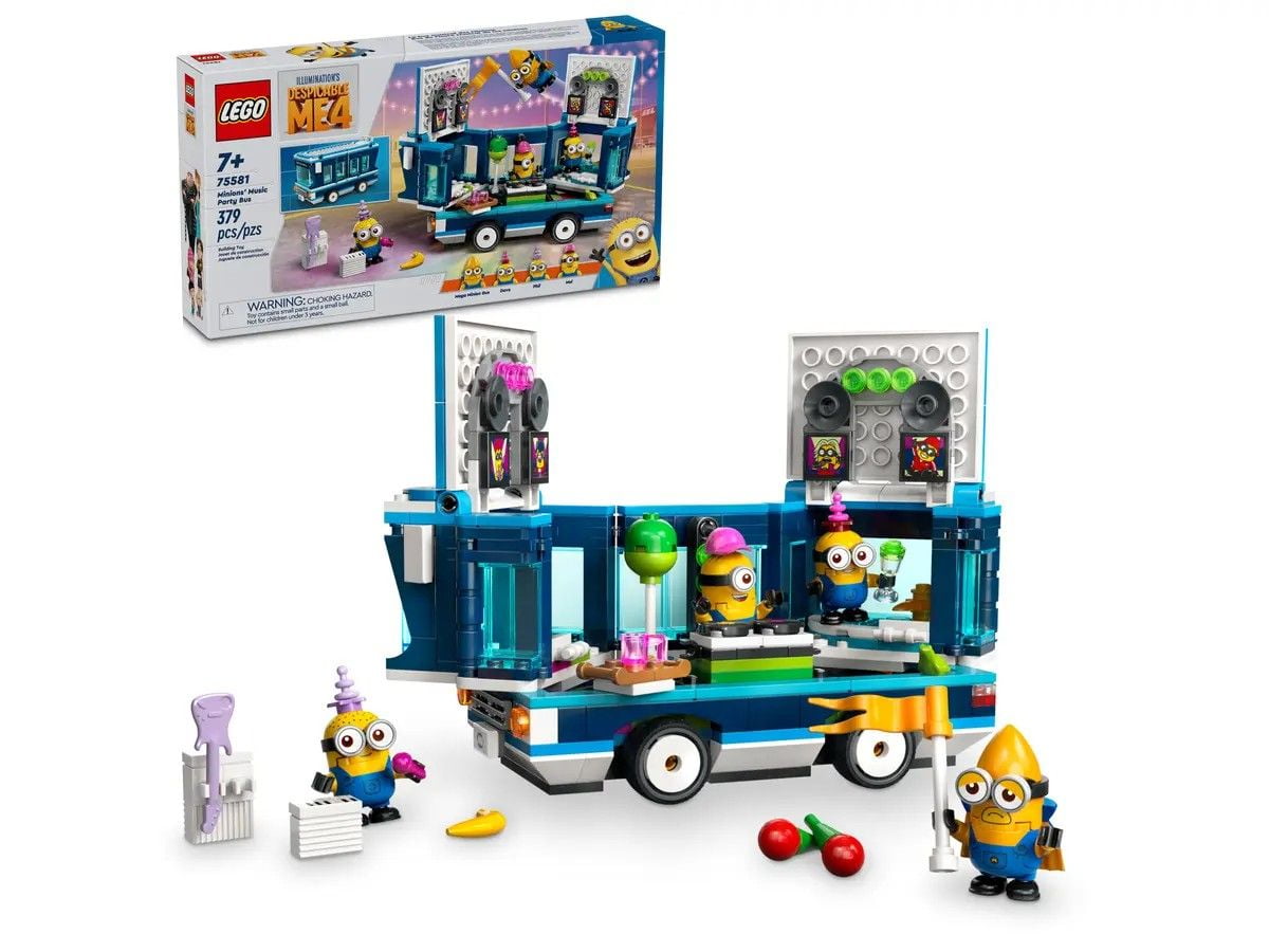 Minions' Music Party Bus LEGO Minions 75581