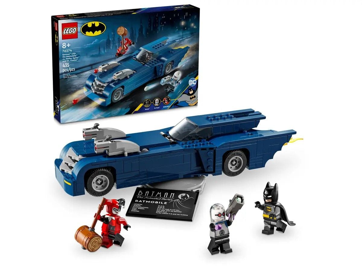 Batman with the Batmobile vs. Harley Quinn and Mr. Freeze LEGO DC Super Heroes 76274