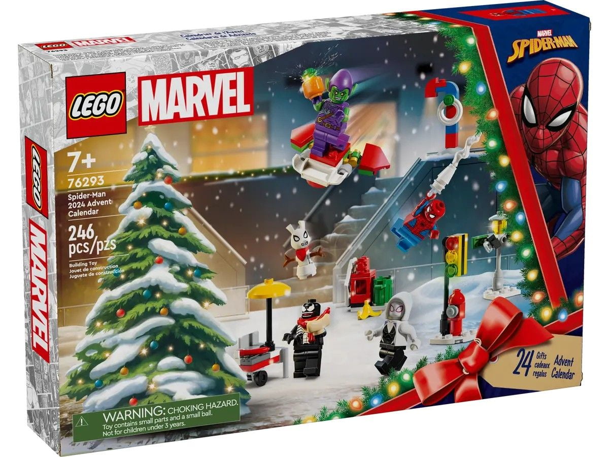 Spider-Man 2024 Advent Calendar LEGO Seasonal 76293