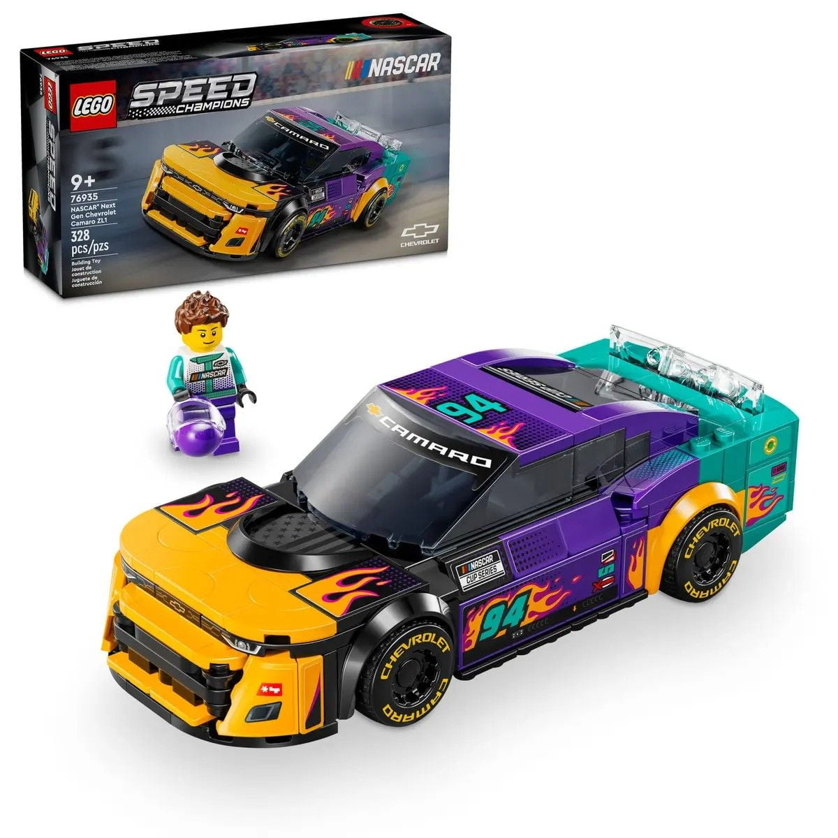 NASCAR Next Gen Chevrolet Camaro ZL1 LEGO Speed Champions 76935