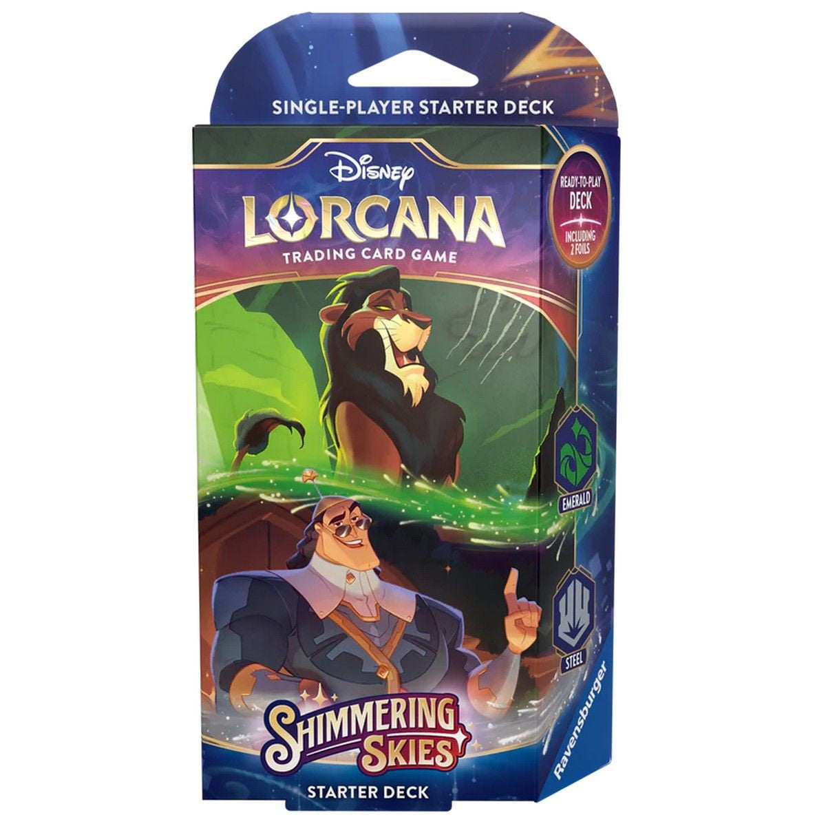 Disney Lorcana: Shimmering Skies - Starter Deck - Scar and Kronk