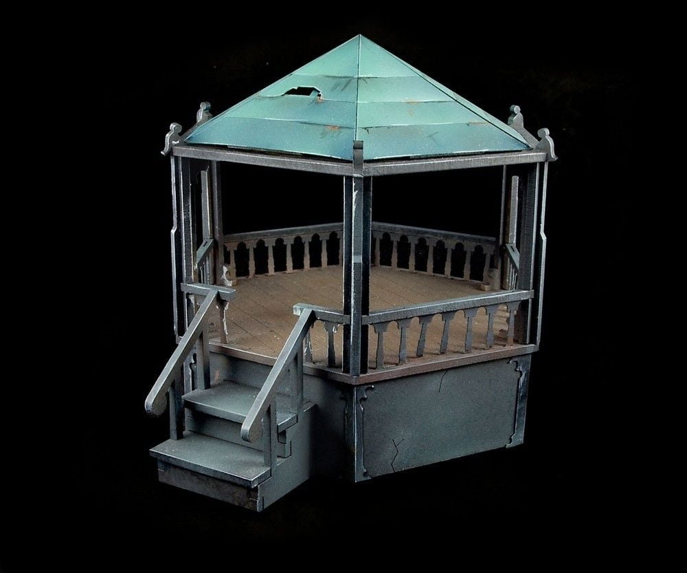 Malifaux Curmudgeon Square Bandstand