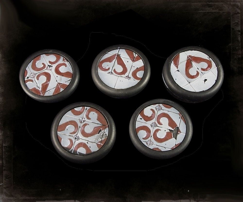 Malifaux Guild Base Tops - 50mm