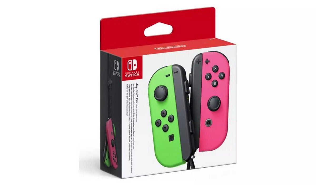 Joy-Con Pair (Neon Green / Neon Pink) - NS