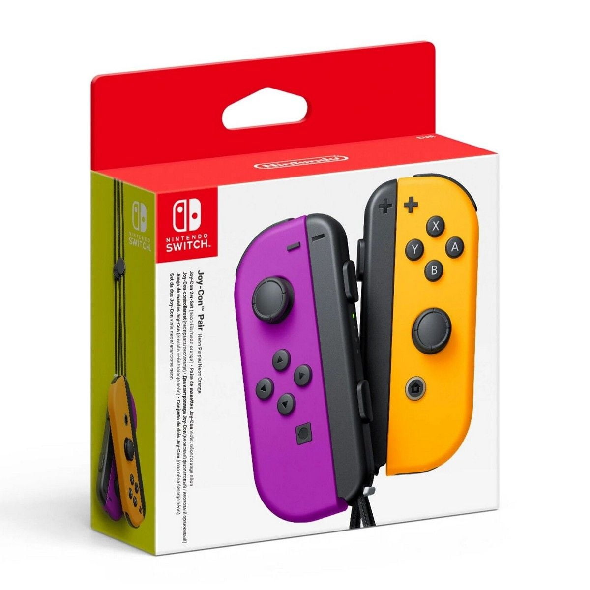 Joy-Con Pair (Neon Purple / Neon Orange) - NS