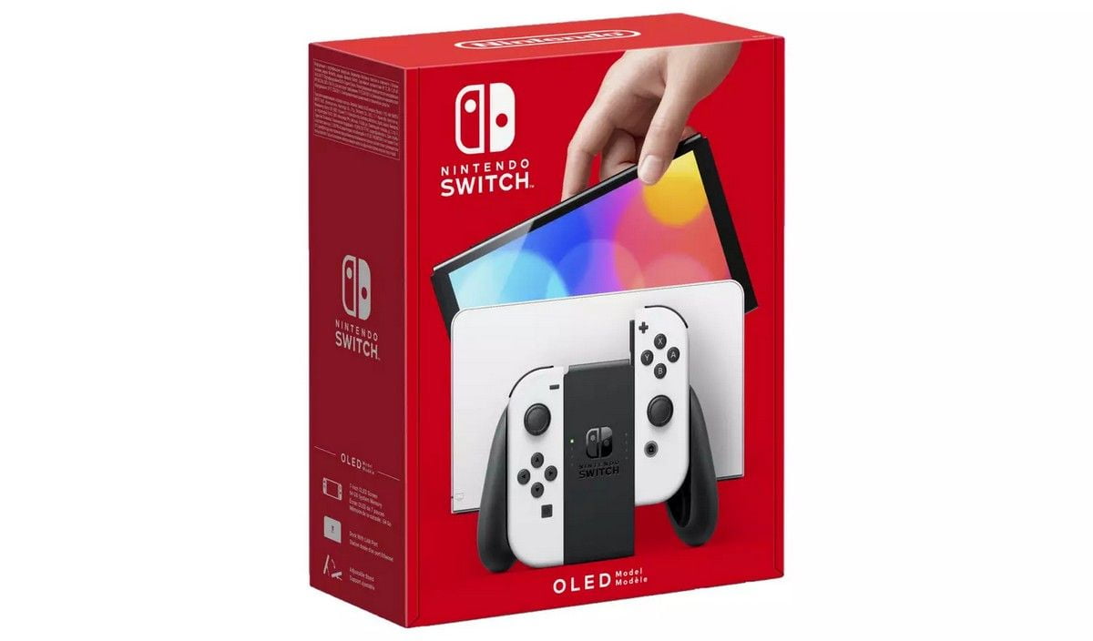 Nintendo Switch (OLED Model) White - NS-OLED