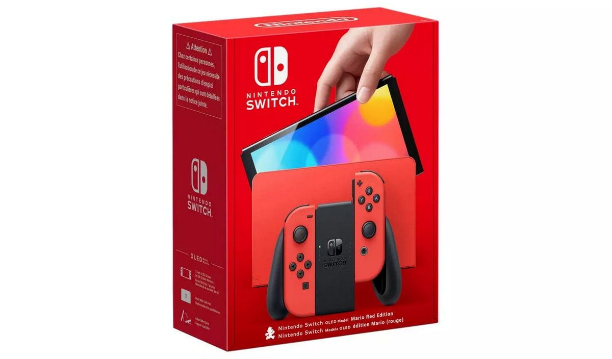 Switch OLED Mario Red Edition - NS