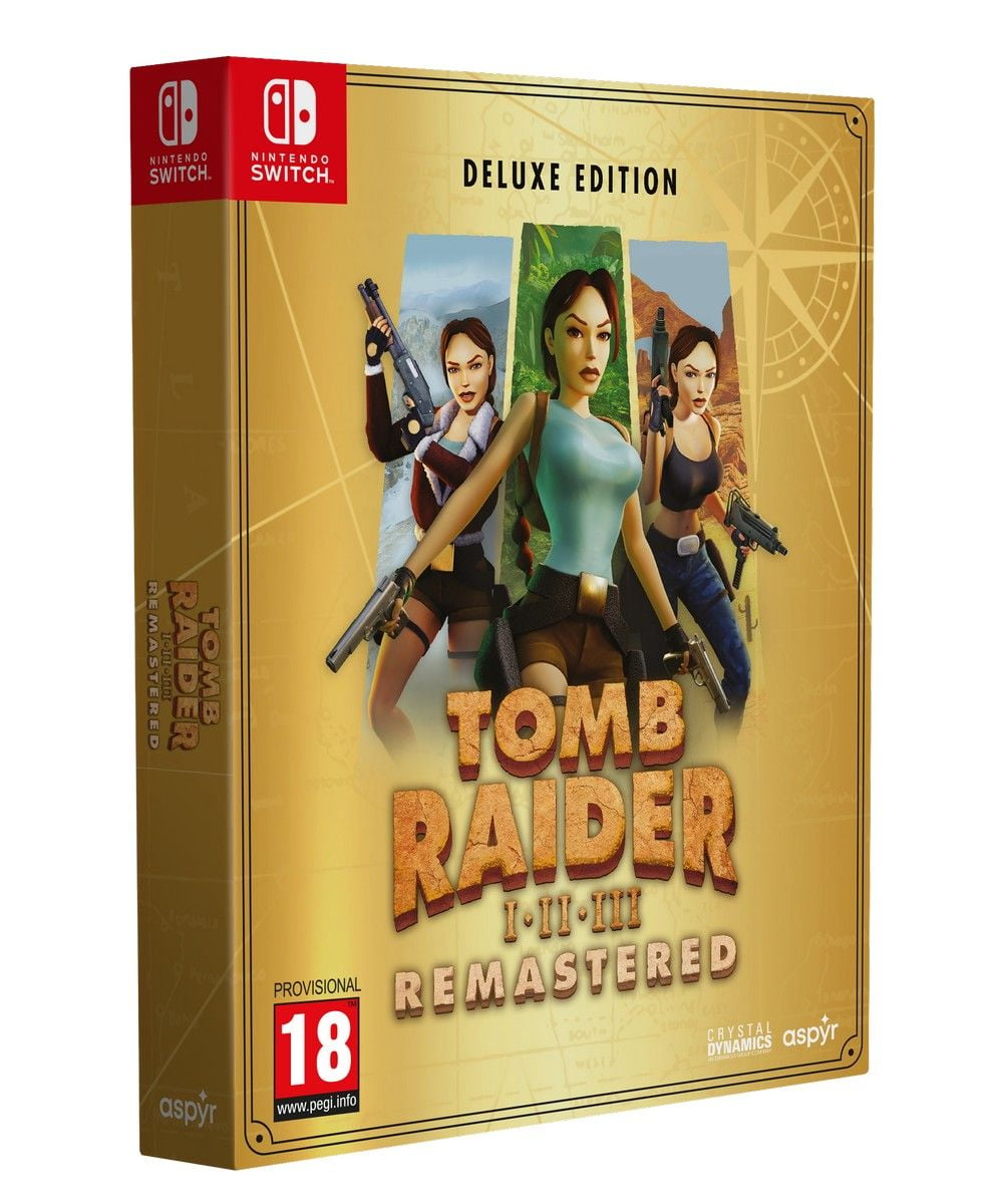 Tomb Raider I-III Remastered Starring Lara Croft: Deluxe Edition - NS