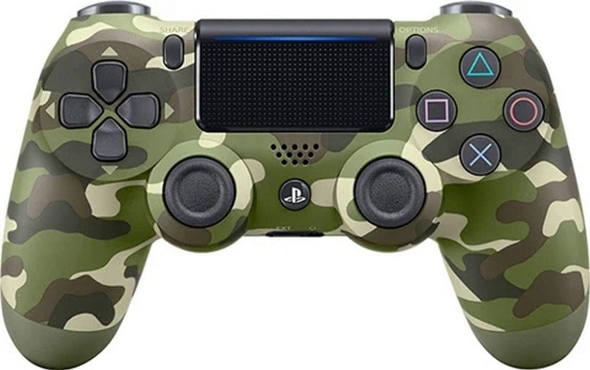 PS4 Dualshock Green Camouflage - PS4