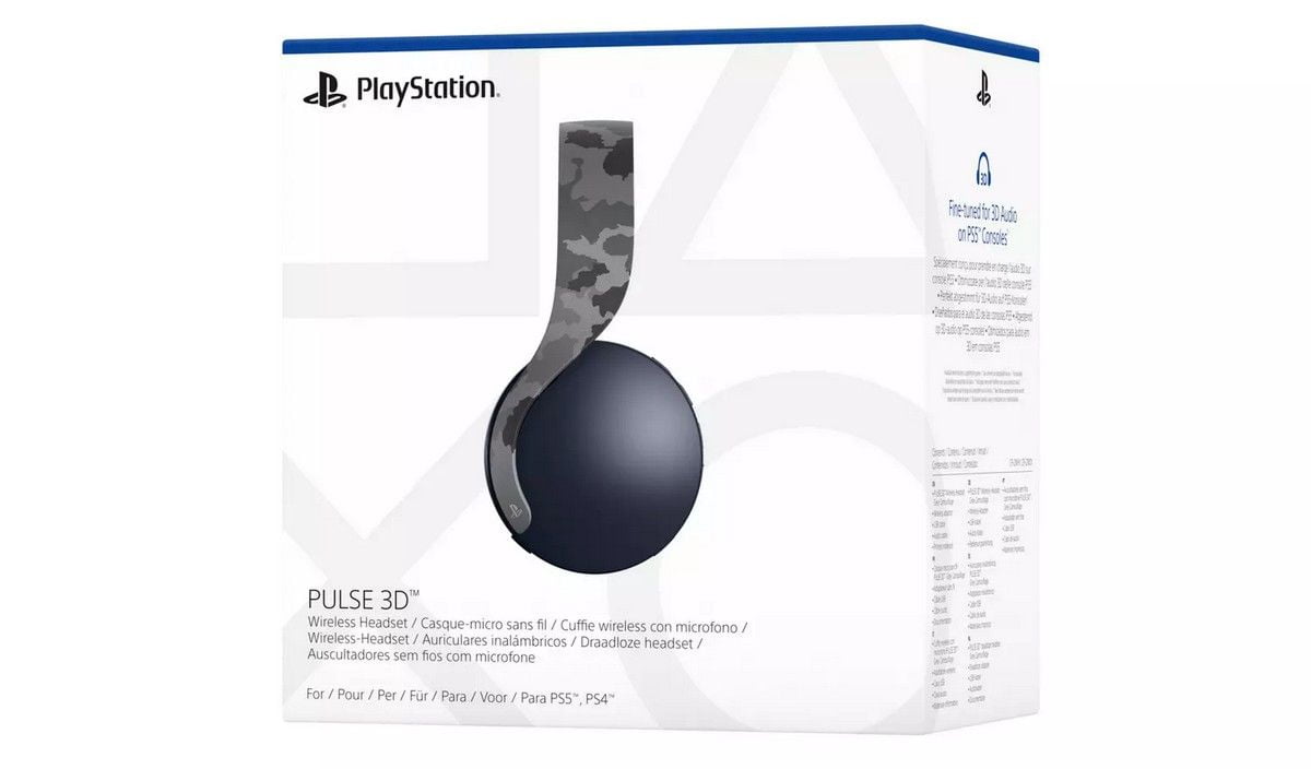 Pulse 3D Wireless Headset - Grey - Playstation 5 - PS5