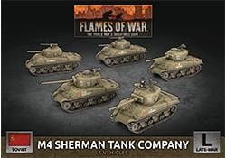 M4 Sherman Tank Company (x5 Plastic)