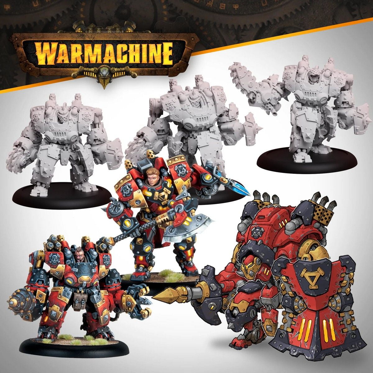 Warmachine: Khador Annihilators Command Cadre