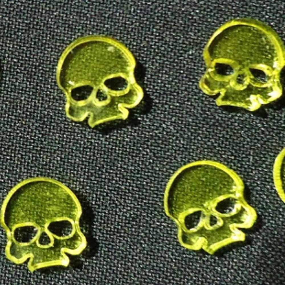 Yellow Skulls (Translucent)