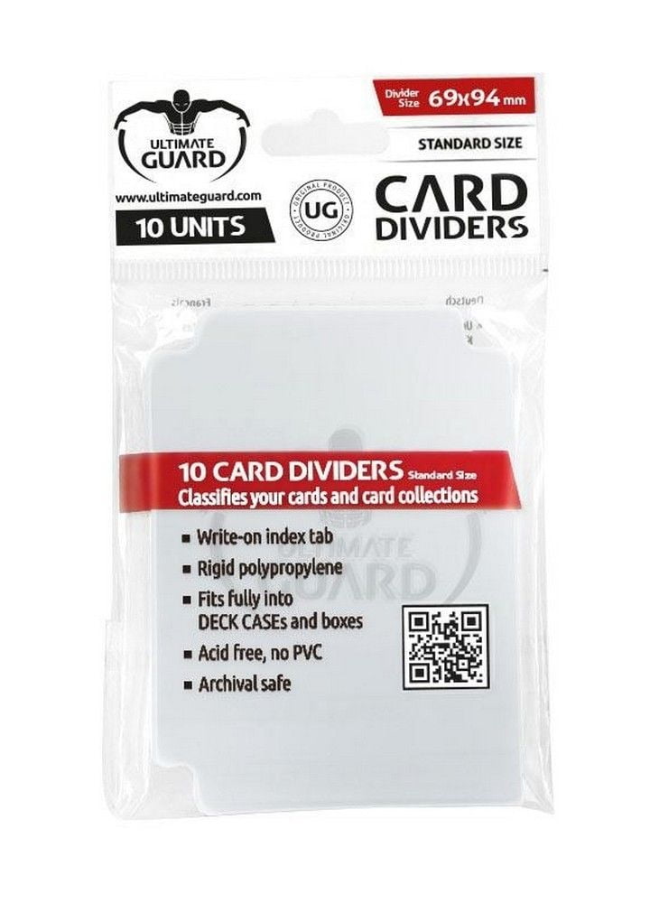 Card Dividers Standard Size - Transparent