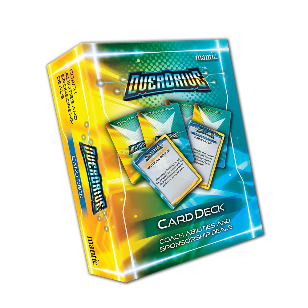 OverDrive: Coach Abilities and Sponsorship Cards By Mantic Games