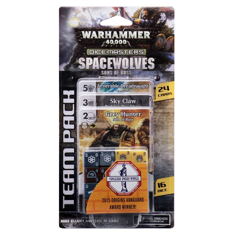 40K Dice Masters: Space Wolves - Sons of Russ Team Pack By Wizkids