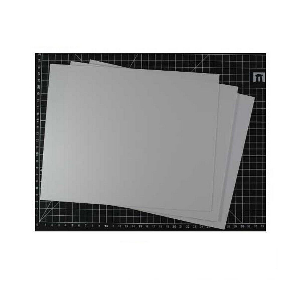 PLASTICARD ABS 0.16 mm 5 sheets size A4