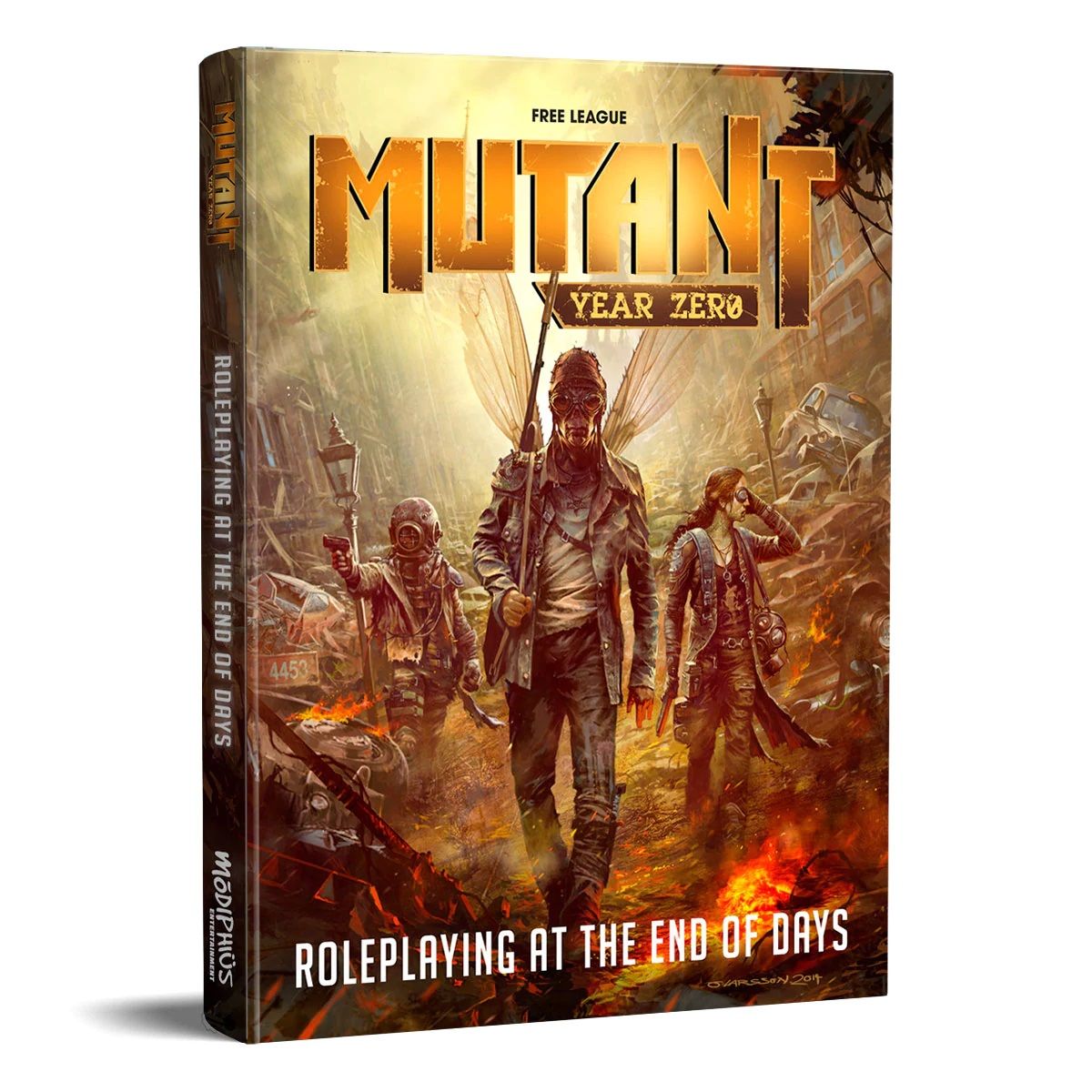 Mutant: Year Zero: Core Rulebook Hardback Free League MUH050020MZ