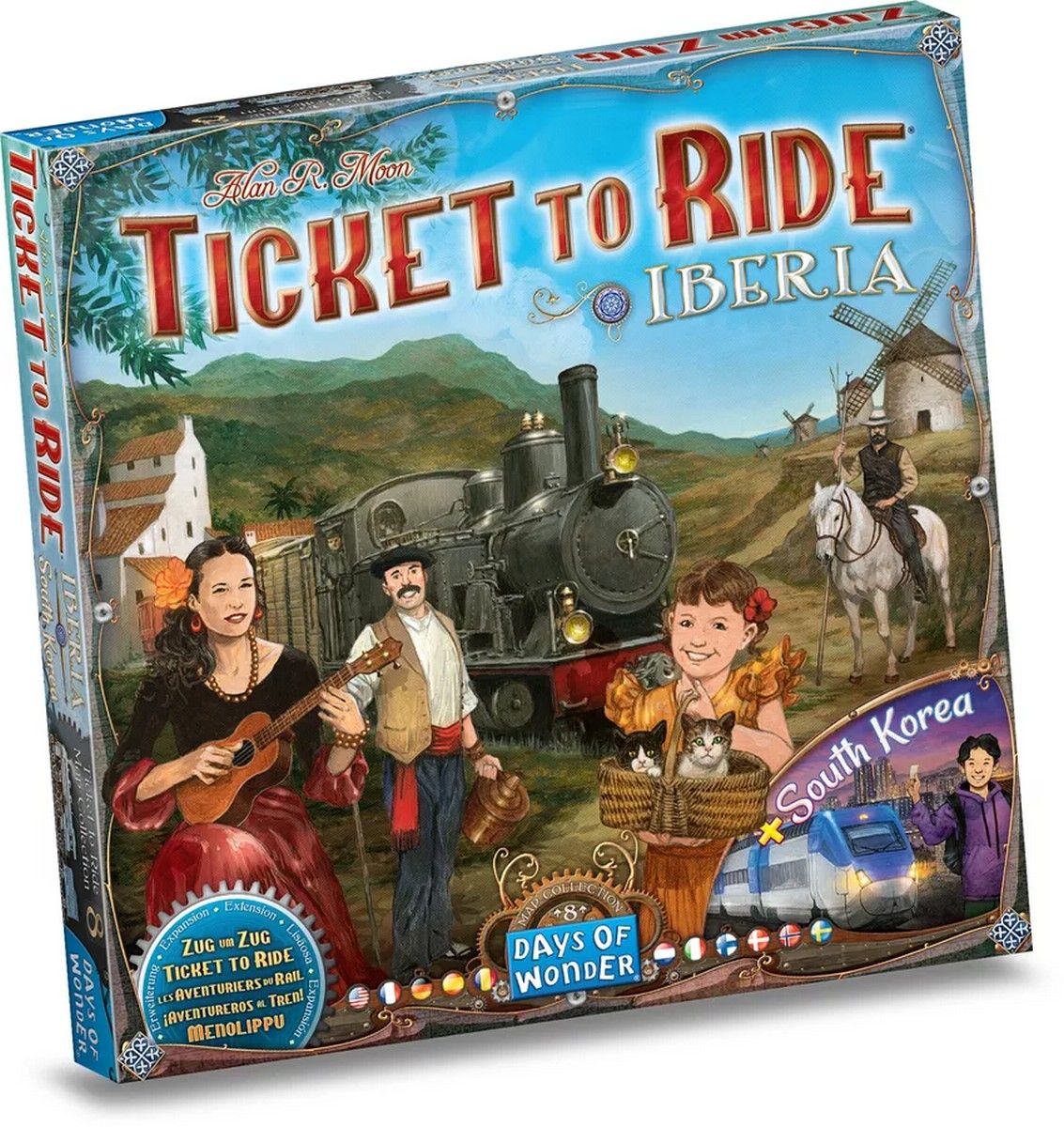 Ticket To Ride: Map Collection 8 - Iberica & South Korea | Wayland Games