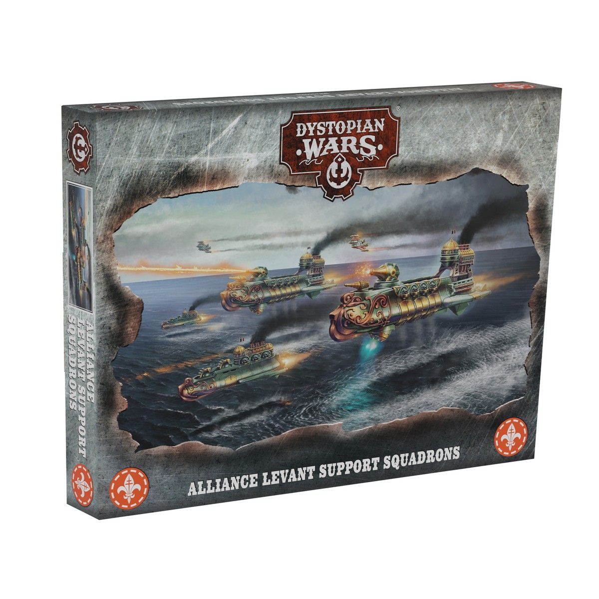 Dystopian Wars: Alliance Levant Support Squadrons Warcradle Studios ...