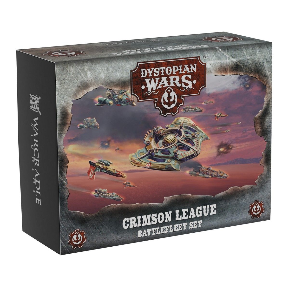 Dystopian Wars: Crimson League Battlefleet Set | Wayland Games